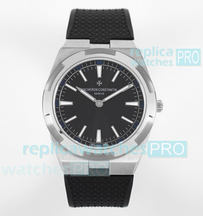 8F Factory Replica Vacheron Constantin Overseas Ultra-thin 2000V Black Dial Watch 40MM